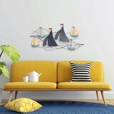  Zidna dekoracija 120×60 cm — metalna jedrilica | Eponuda.com
