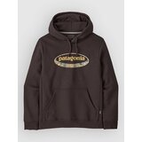 Patagonia 95 Oval Logo Uprisal Pulover s kapuco den brown / heliotropic Cene