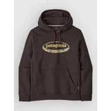 95 Oval Logo Uprisal Pulover s kapuco den brown / heliotropic