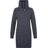LOAP Women's dress EBUNKA Dark blue/White/Black Cene