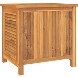  Vrtna kutija za pohranu s vrećom 60x50x58 cm masivna tikovina | Eponuda.com