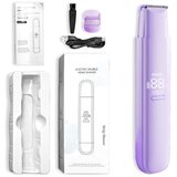 INF Dvodelni ženski električni brivnik 2v1 z keramičnim trimerjem Purple, (5000287134) | Shoptok.si