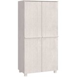  Ormar HAMAR bijeli 89 x 50 x 180 cm od masivne borovine | shoptok.hr