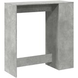 vidaXL Barska miza s policami betonsko siva 101x40x103,5 cm inž. les | Shoptok.si