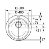Franke 1 114.0463.698 tectonyxite korito Single | Shoptok.si