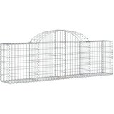  Lučne gabionske košare 3 kom 200x30x60/80 cm pocinčano željezo | shoptok.hr