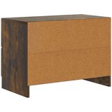  Noćni ormar s ladicama Dimljeni hrast 62 x 34 5 x 44 5 cm | shoptok.hr