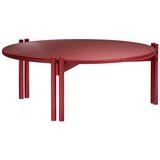 Karup Design Rdeča okrogla mizica iz masivnega bora ø 80 cm Sticks – | Shoptok.si