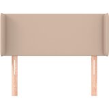  Uzglavlje s ušima boja cappuccina 103x16x78/88 cm umjetna koža | shoptok.hr