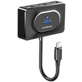 INF Kompaktni Type-C na 4-portni USB 3.0 hub za hitro razširitev 1 m, (5000129838) | Shoptok.si