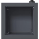  Vrtna posuda za sadnju s LED svjetlom Antracit 30 x 30 x 30 cm | shoptok.hr