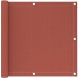 vidaXL Balkonsko platno terakota 90x300 cm HDPE | Shoptok.si