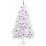  Umjetno božićno drvce Bijelo 138 x 138 x 300 cm PVC i metal | shoptok.hr