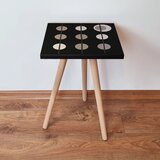 Hanah home klub sto Shp66, 35x42x35 cm, Crni | ePonuda.com