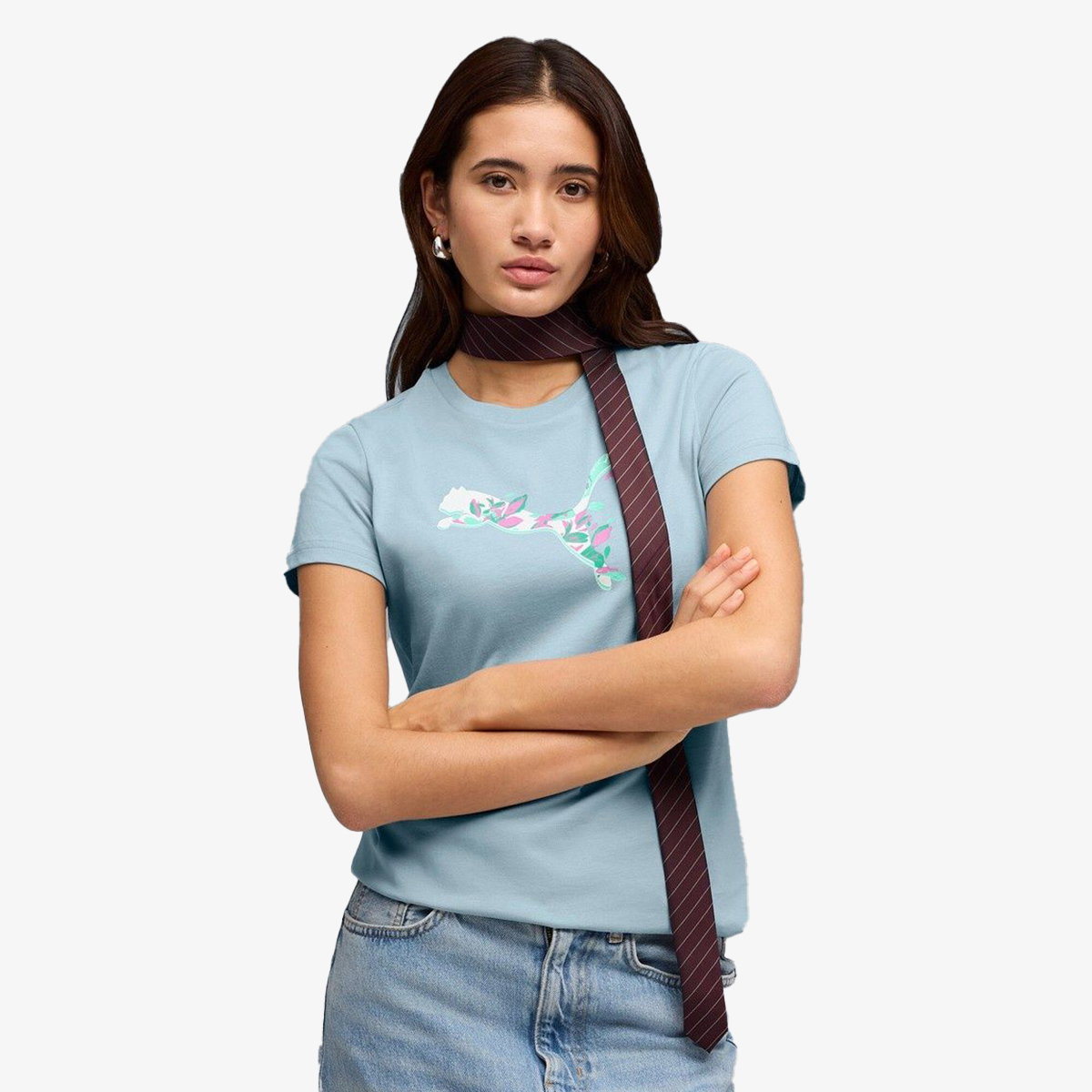 Puma Majica GRAPHICS Floral Cat Tee Cene