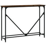  Konzolni stol boja hrasta 102 x 22 5 x 75 cm konstruirano drvo | shoptok.hr