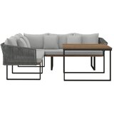 Bessagi Garden Vrtna Lounge Garnitura Viola, Svetlo Siva | Shoptok.si