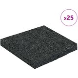  Gumenasti granulatni vanjski pod Crna 9 x 9 x 0,8 cm Guma | shoptok.hr