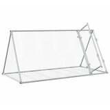  Kavez za zečeve srebrni 200 x 105 x 91 cm od pocinčanog čelika | shoptok.hr