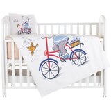 Chipolino posteljina set 5 elem. Bear with Bicycle Cijene