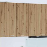 vidaXL Viseča omarica s polico Riga Umetni hrast 40 x 31 x 100 cm | Shoptok.si