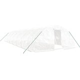  Staklenik s čeličnim okvirom bijeli 70 m² 14 x 5 x 2,3 m | shoptok.hr