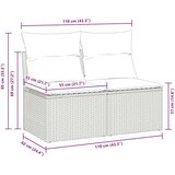 vidaXL 4-dijelni set vrtnih sofa od poliratana s jastucima crni bagrem | shoptok.hr