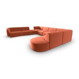 Milo Casa Ružičasta baršunasti kutna garnitura (s lijevim kutom/u obliku slova "U") Paolo – | shoptok.hr