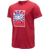 BRILLE Muška majica Old School T-shirt, Crvena