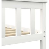  Posteljni okvir bel iz trdne borovine 100x200 cm, (21073588) | Shoptok.si