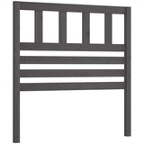  Uzglavlje za krevet sivo 96 x 4 x 100 cm od masivne borovine | shoptok.hr