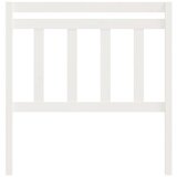  Uzglavlje za krevet bijelo 106 x 4 x 100 cm od masivne borovine | shoptok.hr