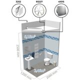  Dalap 41017 - Aksijalni ventilator sa tajmerom i senzorom 100 BFAZW 16W/230V | Eponuda.com