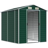  Vrtna kućica zelena 191x215x198 cm pocinčani čelik | shoptok.hr