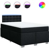  box spring s madracem crni 120 x 190 cm od tkanine | shoptok.hr