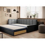 ELTAP Plava/siva sklopiva/s prostorom za odlaganje sofa od šenila 214 cm Fulgeo – | shoptok.hr