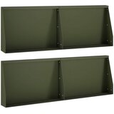  Zid za zadržavanje 4 kom. 60 x 12 x 30 cm Čelik | shoptok.hr