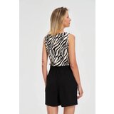 Marisse White Animal Print Top | ePonuda.com