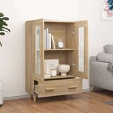  Visoka omarica sonoma hrast 70x31x115 cm inženirski les, (20600743) | Shoptok.si