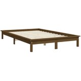  Okvir za krevet boja meda drveni 180x200 cm veliki bračni | shoptok.hr