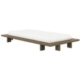 Karup Design Rjava postelja iz masivnega bora z letvenim dnom 90x200 cm Japan – | Shoptok.si