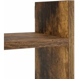  Zidna polica Dimljeni hrast 90 x 17 x 32 cm Prerađeno drvo | shoptok.hr