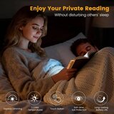 MAXSPACE LED lučka za branje z leseno osnovo | Shoptok.si