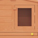 Veliki vanjski kavez za zečeve i male životinje s krovom drveni | shoptok.hr