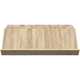  Regal za revije Sonoma hrast 90 x 53 x 28,5 cm Konstruiran les, (5000214279) | Shoptok.si