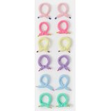Monsoon Children Set gumica za kosu Mini Contrast Tie Pony, 12 komada, Šareni Cene