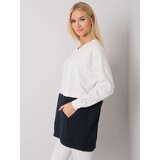 RUE PARIS Sweatshirt-RV-BL-7197.89P-white-navy blue | Shoptok.si