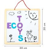 ECO TOYS EcoToys 3u1 edukativna ploča s magnetnim slovima | shoptok.hr