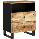  Noćni ormarić 50x33x62 masivno drvo bagrema i konstruirano drvo | shoptok.hr