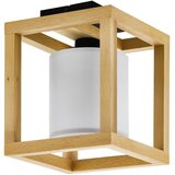 Eglo Plafonjera GRANADOS E27 30x30 cm drvo/belo 390097 | Eponuda.com